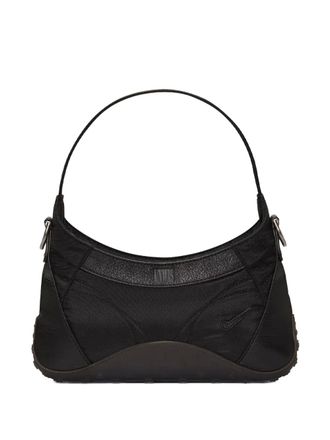 Nike x KNWLS Razr textured shoulder bag - women - Leather/Polyester/Rubber - One Size - Black