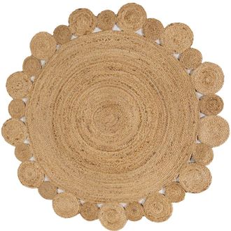 Jonathan Y Designs Eden Round Natural Jute hippie Circle Natural Round Area Rug at Nordstrom, Size 3Ft 0In X 3Ft 0In