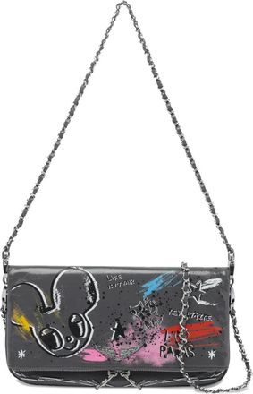 Zadig&Voltaire Borsa a spalla Rock Humberto graffiti Mulberry x Humberto Cruz - Grigio