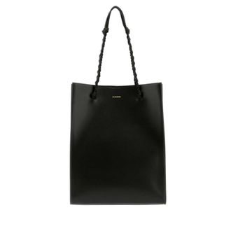 Jil Sander Black Leather Tangle Shopping Bag 001 Borse A Tracolla