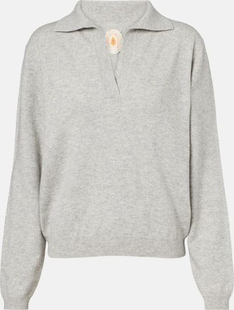 Jardin Des Orangers Jersey polo en mezcla de algod&oacute;n y cachemir