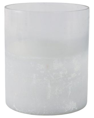 Sagebrook Home 6X5in Frosted Bottom Hurricane