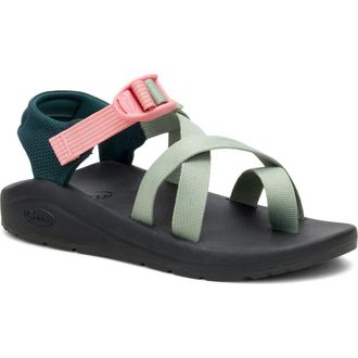 Chaco CushZ Toe Loop Sandal in Sage at Nordstrom, Size 12