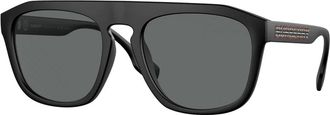 Burberry Wren Zonnebril - Heren - Zonnebrillen - Zwart - 57 MM - Accessoires