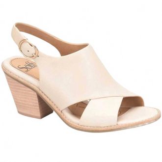 S&ouml;fft Womens Mendi Heeled Sandal In Tapioca Grey