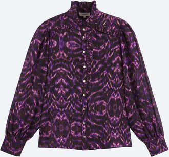 Suncoo Bedrukte blouse met lange mouwen, LYRIC