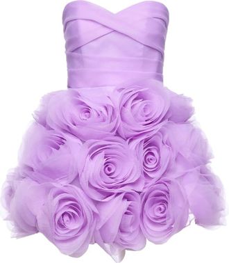 Ana Radu Abito corto senza spalline - Viola