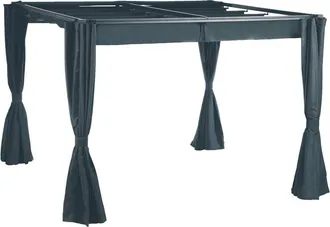 Hesperide Cortinas Para Cenador Palmeira Antracita - Para Palmeira 3 X 3 M (4 Cortinas) - Hesp&eacute;ride
