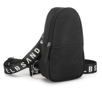Elbsand Umh&auml;ngetasche ELBSAND kleiner Rucksack, Damen, Gr. B/H/T: 14cm x 26cm x 7,5cm, schwarz, Stoff, Textil, unifarben, Taschen Umh&auml;ngetasche, Crossbody Bag