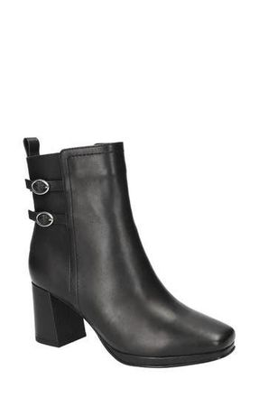 Bella Vita Orchard Moto Bootie in Black Leather at Nordstrom Rack, Size 9.5