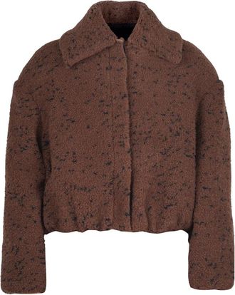 Alysi Nepbont & Shearling Jassen - Dames - Jassen - Bruin - XS - Nepbont - Jassen