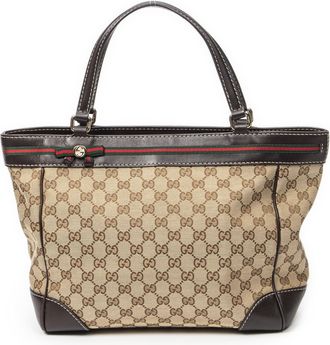 Gucci Web Mayfair Tote Schoudertas