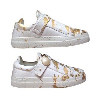 Nicholas Kirkwood Paint Splash Pearlogy Sneaker Size 37