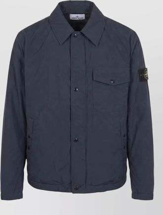 Stone Island down single breasted coat