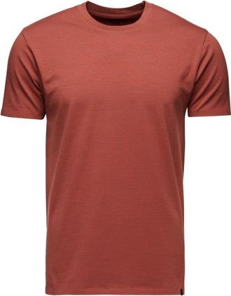 Black Diamond BD Stripe S/S Tee T-Shirt f&uuml;r Herren | rot