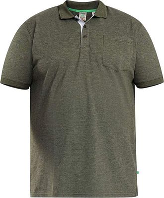 D555 Grant Pique Polo Shirt With Pocket