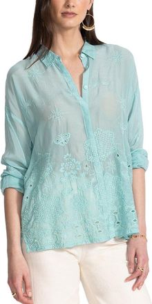 Johnny Was Slim Audrey Button-Down Shirt