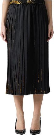 Versace Jeans Couture Skirts - Dames - Midirokken - Zwart - XS - Polyester - Rokken