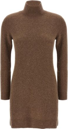 Max Mara Gray Cashmere Short Womens Dress