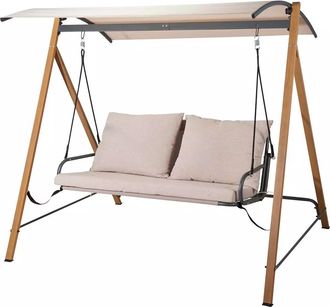 Progarden Hamac Progarden Swing Sofa Acero 250 Kg 136x194 Cm