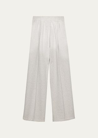 Prada Cotton Wide-Leg Sweatpants