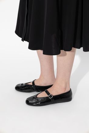 Coach Ballet Flats SCULPTED CRINKLE, Womens, Black