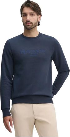 Hackett Heren, Sweatshirts & Hoodies, Blauw, Maat: 2XL