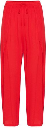 Cream Wijde broek - Dames - Wijde Broeken - Rood - 3XL - Broeken