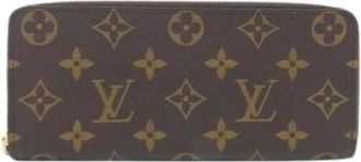 Louis Vuitton Pre-owned Wallets, female, Brown, Size: ONE SIZE Pre-owned Long wallet (bi-fold)