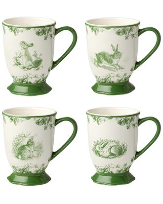 Certified International Set Of 4 Le Jardin Mug