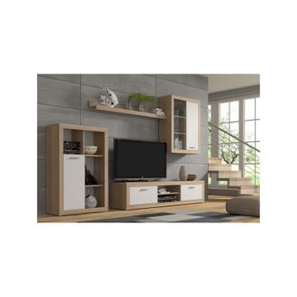 AkunaDecor Akunadecor - Sobremesa Mansonia E27 Cuero Beige