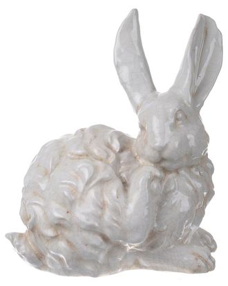 A&B Home Hector Intent Long-Eared Rabbit Statuette