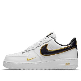 Nike Air Force 1 07 LV8 Metallic Swoosh Pack - White Metallic Gold DA8481-100