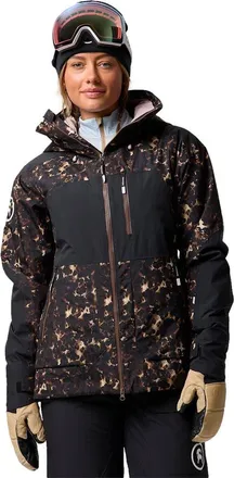 Backcountry Crestcruiser Insulated Jacket - Womens in Leoportoise Print/black at Nordstrom, Size X-Small