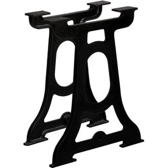 vidaXL Dining Table Legs 2 pcs Y-Frame Cast Iron Vidaxl
