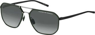 Porsche Design Zonnebrillen - Heren - Zonnebrillen - Groen - 61 MM - Accessoires