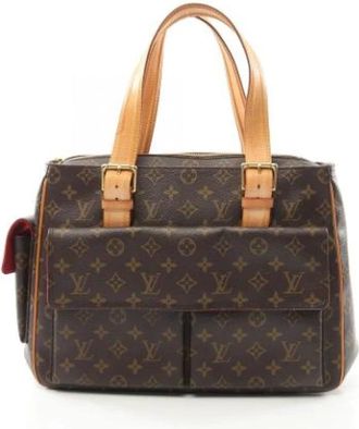 Louis Vuitton Pre-owned Handbags, female, Brown, Size: ONE SIZE Pre-owned Canvas louis-vuitton-bags