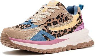 Blowfish Leo Lace-Up Shoes Womens Shoes Blue/Pink/Yellow : 7.5 M, Synthetic