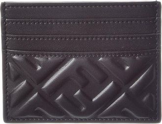 Fendi Fendi Leather Card Case