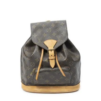 Louis Vuitton Pre-owned Womens Montsouris MM Backpack - Brown - One Size