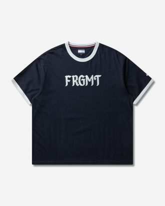 Tommy Hilfiger Men s FRGMT Logo Ringer T-Shirt Navy Blue