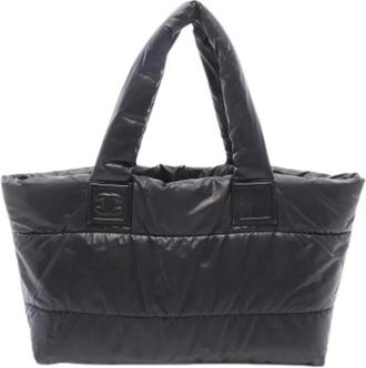 Chanel Pre-owned Tote Bags, female, Black, Size: ONE SIZE Pre-owned Vintage Tote Bag