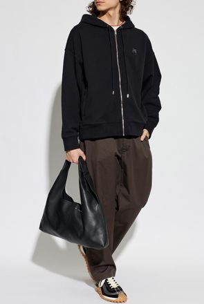 Maison Kitsun&eacute; Hoodie, Mens, Black