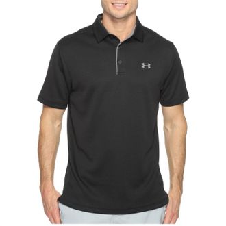 Under Armour Tech Polo In Black