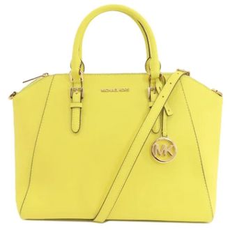 Michael Kors Pre-owned Tote Bags, female, Green, Size: ONE SIZE Pre-owned Fabric totes