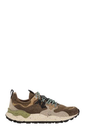 Flower Mountain Yamano 3 - Suede And Fabric Sneakers