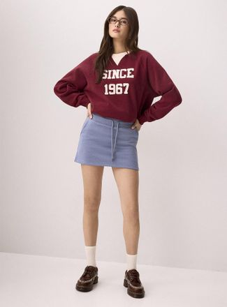 Twik Womens Fleece miniskirt