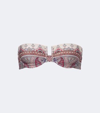 Zimmermann Fairlight paisley bikini top
