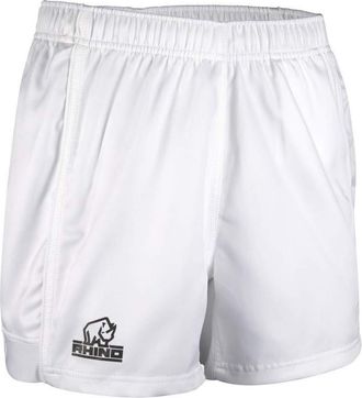 Rhino Mens Auckland Rugby Shorts (M) (White)