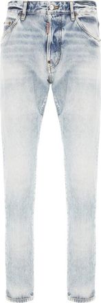 Dsquared2 Vintage-effect Stretch Denim Jeans - Heren - Slim Fit Jeans - Blauw - M - Denim - Jeans
